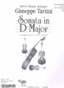 Sonata in D Major for 2 Violins and Bc for string orchestra score