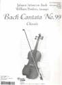 Chorale from Cantata no.99 BWV99 for string orchestra score