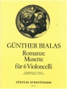 Romanze und Musette fr 6 Violoncelli Stimmen