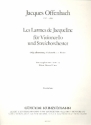 Les larmes de Jacqueline fr Violoncello und Streichorchester Kontrabass