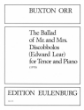 The Ballad of Mr. and Mrs. Discobbolos fr Tenor und Klavier