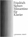 Siebert, Friedrich - Minuettino Klavier - Klavierpartitur