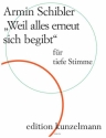 Weil alles erneut sich begibt op.23 fr Gesang, Viola und Klavier Partitur und Stimmen