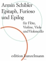 Epitaph fr Flte, Violine, Viola und Violoncello Partitur und Stimmen