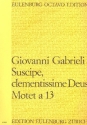 Suscipe clementissime Deus fr gem Chor, 6 Posaunen und Orgel Partitur