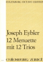 12 Menuette mit 12 Trios fr Orchester Partitur