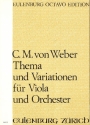 Thema und Variationen fr Viola und Orchester Partitur