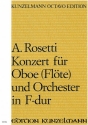 Konzert F-Dur fr Oboe (Flte) und Orchester Partitur