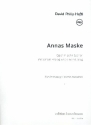 Annas Maske fr Gesang, Chor und Orchester Klavierauszug