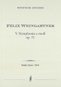 Sinfonie c-Moll Nr.5 op.71 fr Orchester Studienpartitur