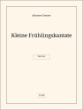 Zentner Johannes Kleine Frhlingskantate MCh(FCh)/2Blfl/Pno P+St cplt