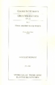 3 Motetten op.52,3 Herr erhre meine Worte fr gem Chor a cappella Chorpartitur