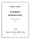 O Ewigkeit, du Donnerwort op.36 fr Orgel