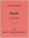 Reschofsky Rhapsodie fr Trompete und Orchester Klavierauszug mit Solostimme