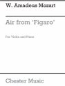 W.A. Mozart: Air From Figaro (Violin/Piano) Violin, Piano Accompaniment Instrumental Work