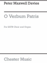 Peter Maxwell Davies: O Verbum Patris SATB, Organ Accompaniment Vocal Score