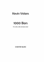 Kevin Volans: 1000 Bars (Short Version) Violin, Cello, Piano Duet Score and Parts