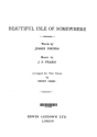 Fearis Beautiful Isle Of Somewhere 2 Pt (Ea272) 2-Part Choir Vocal Score