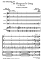 G Holst:The Sergeant's Song TTBB, Piano Accompaniment Score