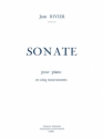 Jean Rivier: Sonate Piano Printed to Order