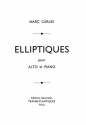 Marc Carles: Elliptiques Viola, Piano Accompaniment Printed to Order
