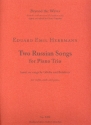 2 russian Songs for violin, viola and piano parts