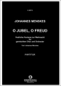 O Jubel, O Freud fr gem Chor Klavierpartitur