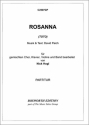 Rosanna  Instrumentalstimmen fr gem Chor Solo Violine