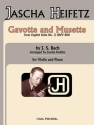 Johann Sebastian Bach Gavotte and Musette Violine und Klavier