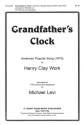 Henry Work Grandfather's Clock  Chorpartitur