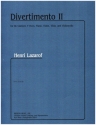 Divertimento II for clarinet, horn, violin, viola and violoncelle study score