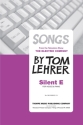 Tom Lehrer Silent E Stimmen und Klavier Chorpartitur