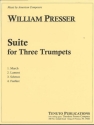 William Presser Suite for Three Trumpets 3 Trompeten