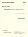 William Presser Rhapsody On A Peaceful Theme Horn, Viola und Klavier