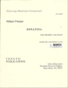 William Presser Sonatina Trompete und Klavier