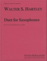 Walter Hartley Duet for Saxophones  Auffhrungsmaterial