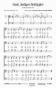 Gott, heilger Schpfer (vierstimmig) fr SATB Singpartitur