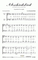 Franz-Josef Otten Abschiedslied (vierstimmig) fr SATB a cappella Singpartitur