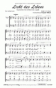 W.A. Mozart Licht des Lebens (vierstimmig) fr SATB (Klavier ad lib.) Singpartitur