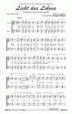 W.A. Mozart Licht des Lebens (vierstimmig) fr TTBB (Klavier ad lib.) Singpartitur