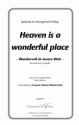 Spiritual Heaven is a wonderful place (dreistimmig) fr SSA Singpartitur