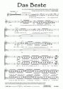 Kloss/Nowak/Stolle Das Beste (vierstimmig) fr SATB und Klavier Singpartitur