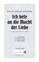 Bortniansky/Tersteegen Ich bete an die Macht der Liebe (dreistimmig) fr SAM, dreistimmig Singpartitur