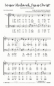 Unser Heiland, Jesus Christ (vierstimmig) fr SATB Singpartitur