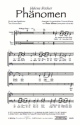 Jean Frankfurter, Kristina Bach Phnomen (vierstimmig) fr SATB und Klavier Singpartitur