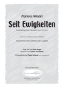 Pete Seeger Seit Ewigkeiten (vierstimmig) fr SATB und Klavier Singpartitur