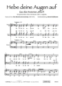 Felix Mendelssohn Bartholdy Hebe deine Augen auf (vierstimmig) fr SATB und Klavier Singpartitur