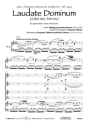 W.A.Mozart Laudate Dominum (vierstimmig) fr SATB und Klavier Singpartitur