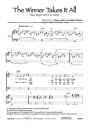 Benny Andersson, Bjrn Ulvaeus The Winner Takes It All (vierstimmig) fr SATB und Klavier Singpartitur