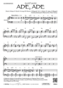 Braun, Krech, Lang, Nissen, Wiegand, Hainer Ade, Ade (vierstimmig) fr SATB und Klavier Singpartitur